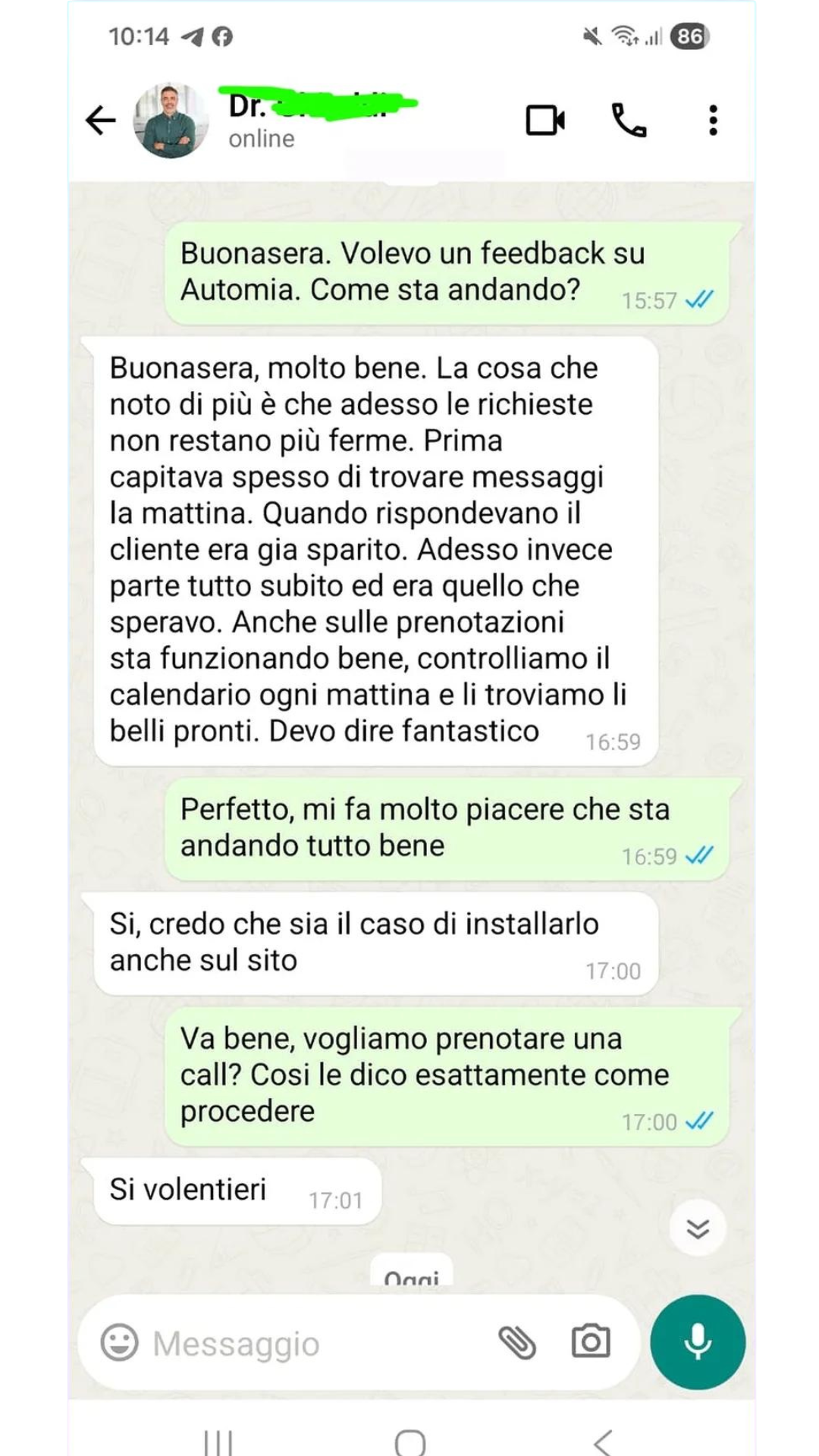 Recensione reale su AutomIA 6